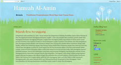 Desktop Screenshot of hamzah11.blogspot.com