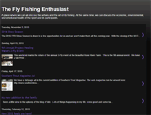 Tablet Screenshot of flyfishingenthusiast.blogspot.com