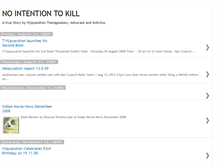 Tablet Screenshot of nointentiontokill.blogspot.com