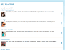 Tablet Screenshot of gay-agencies.blogspot.com