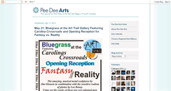 Desktop Screenshot of peedeearts.blogspot.com