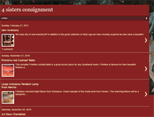 Tablet Screenshot of 4sistersconsignment.blogspot.com