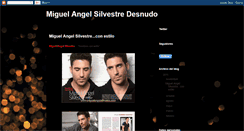Desktop Screenshot of miguelangelsilvestredesnudo.blogspot.com