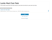 Tablet Screenshot of lambswoolchairpadsq.blogspot.com