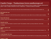 Tablet Screenshot of kamilotraduce.blogspot.com