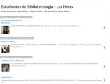 Tablet Screenshot of estudiantesdebibliotecologa-lasheras.blogspot.com