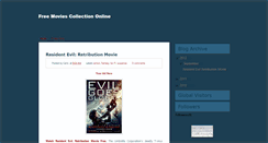 Desktop Screenshot of freemoviescollectiononline.blogspot.com