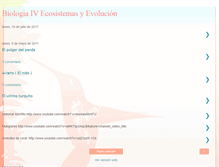 Tablet Screenshot of ecosistemasyevolucion.blogspot.com