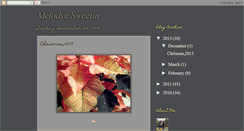 Desktop Screenshot of melodyesweetin.blogspot.com