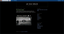 Desktop Screenshot of anidlebrain.blogspot.com