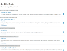 Tablet Screenshot of anidlebrain.blogspot.com