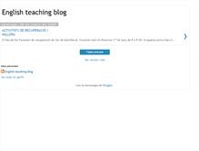 Tablet Screenshot of englishteaching2.blogspot.com