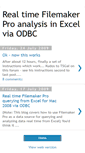 Mobile Screenshot of filemakerproandexcelodbcsolution.blogspot.com