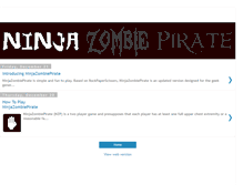 Tablet Screenshot of ninjazombiepirate.blogspot.com