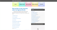 Desktop Screenshot of ingresosbrutos.blogspot.com