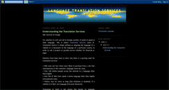 Desktop Screenshot of language-translation-service.blogspot.com