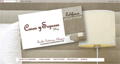 Desktop Screenshot of casasyseguros.blogspot.com