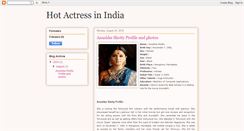 Desktop Screenshot of hotactressinindia.blogspot.com