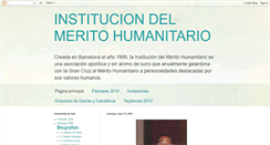 Desktop Screenshot of meritohumanitario.blogspot.com