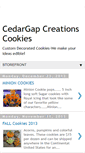 Mobile Screenshot of cedargapcreationscookies.blogspot.com