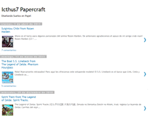 Tablet Screenshot of icthus7-papercraft.blogspot.com