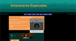 Desktop Screenshot of amaneceresespeciales.blogspot.com