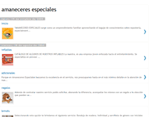 Tablet Screenshot of amaneceresespeciales.blogspot.com