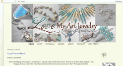 Desktop Screenshot of lovemyartjewelry.blogspot.com