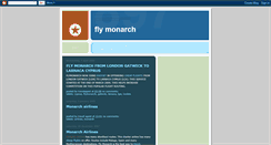 Desktop Screenshot of flymonarch.blogspot.com