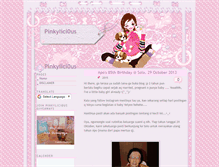 Tablet Screenshot of pinkylici0us.blogspot.com