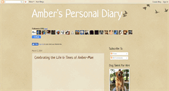 Desktop Screenshot of ambers-diary.blogspot.com