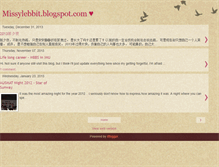 Tablet Screenshot of missylebbit.blogspot.com