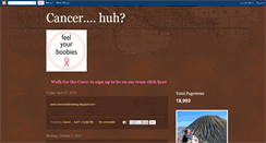 Desktop Screenshot of cancerhuh.blogspot.com