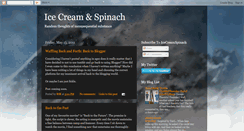 Desktop Screenshot of icecreamspinach.blogspot.com