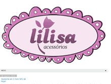 Tablet Screenshot of lilisaacessorio.blogspot.com