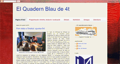 Desktop Screenshot of elquadernblau.blogspot.com