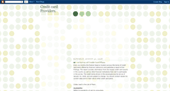 Desktop Screenshot of creditcardproviders.blogspot.com