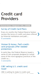 Mobile Screenshot of creditcardproviders.blogspot.com