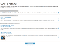 Tablet Screenshot of coorkleever.blogspot.com