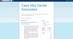 Desktop Screenshot of capemaydental.blogspot.com