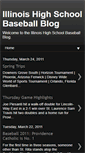 Mobile Screenshot of illinoishighschoolbaseballblog.blogspot.com