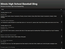 Tablet Screenshot of illinoishighschoolbaseballblog.blogspot.com