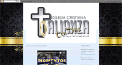 Desktop Screenshot of alianzacondios.blogspot.com