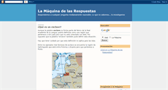 Desktop Screenshot of maquinarespuestas.blogspot.com