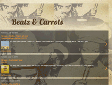 Tablet Screenshot of beatzandcarrots.blogspot.com