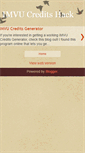 Mobile Screenshot of freeimvuhackcredit.blogspot.com