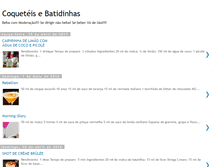 Tablet Screenshot of coqueteisebatidinhas.blogspot.com