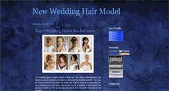 Desktop Screenshot of newweddinghairmodel.blogspot.com