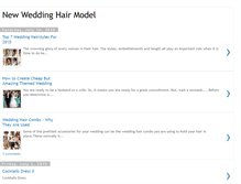 Tablet Screenshot of newweddinghairmodel.blogspot.com