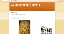 Desktop Screenshot of couponingtocooking.blogspot.com